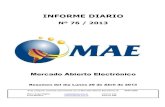 Informe Diario MAE 29-04-13