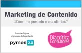 Contenido (Marketing Digital) para PyMEs 2.0