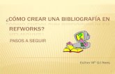 Cómo crear una bibliografía en RefWorks