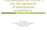 Estrategies de cerca d' informacio academica