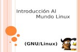 Introduccion al mundo linux
