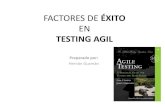 Factores de éxito en testing ágil