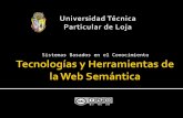 TecnologíAs Y Herramientas De La Web SemáNtica