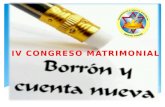 CONGRESO MATRIMONIAL BORRON Y CUENTA NUEVA