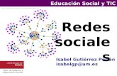 Educación social y TIC. Redes sociales: generalidades