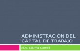Introducción a la Administración de Capital de Trabajo