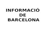 Informació general de barcelona