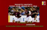 Proyecto futbol menor 12 años venezuela
