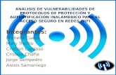 Análisis de Vulnerabilidades de Protocolos de Protección y Autenticación Inalámbrico para el Acceso Seguro a Redes WIFI