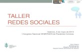 Taller redes sociales en el I Congreso SEMERGEN de pacientes crónicos
