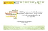 20131105 Taller h2020 Oportunidades en el sector agroalimentario. Andrés Montero