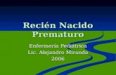 enfermeria pediatrica(Recien Nacido Prematuro)