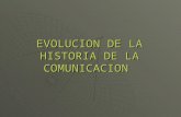 Evolucion De La Historia De La Comunicacion
