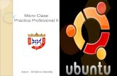 Ubuntu Micro Clase