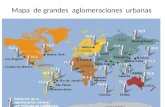 Mapa  de grandes  aglomeraciones  urbanas