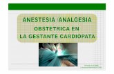 Manejo Anestesico De La Paciente Gestante Con Cardiopatía