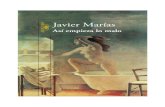 La Langosta literaria recomienda ASÍ EMPIEZA LO MALO de Javier Marías