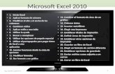 Clase de Excel 2010 capacitación