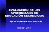 2. evaluación de los aprendizajes santa ana 2011