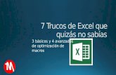 7 trucos de Excel que quizás no sabías