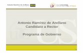 Presentacion claustroCandidato Rector Ramirez de Arellano