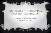 Unidada educativa mayor «ambato»-  youtube