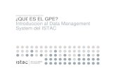 Qué es el GPE: Introducción al Data Management System del ISTAC