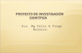 Proyecto De InvestigacióN CientíFica