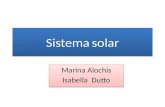 Sistema solar  Mari e Isa