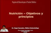 Nutricion Objetivos y Principios
