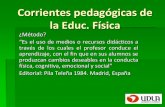 Corrientes pedagogicas de la e.f.