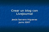 Crear Un Blog Con Live Journal