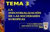 Tema 3   La Industrialización de las Sociedades Europeas
