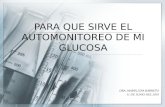 Automonitoreo de la glucosa. lina ometepec guerrero