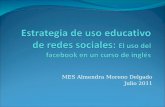 Estrategia de uso educativo de redes sociales