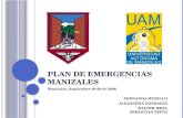 Plan de emergencias manizales