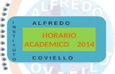 Horario  academico 2014