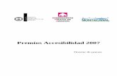 Premios Accesibilidad 2007