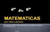 Matematicas 4to 6to