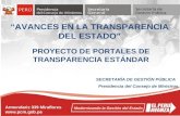 Proyecto de Portales de Transparencia Estándar