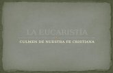 Diapositivas sobre el sacramento de la eucaristia