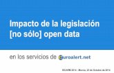 Euroalert y la legislacion [no solo] de datos abiertos (open data)