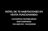 Acapulco Hotel en venta de 70 habitaciones en venta funcionando
