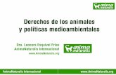 Derechos de los animales y políticas ambientales