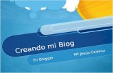 Creando mi Blog en Blogger
