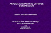 Análisis literario de Cumbres Borrascosas