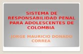 Sistema de responsabilidad penal para adolescentes en colombia