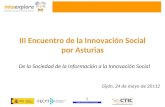 Presentació de la XiP a la Jornada d'Innovació Social d'Astúries