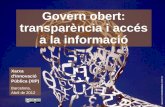 Transparència i accés a informació