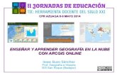 Enseñar y aprender Geografía en la Nube con ArcGIS Online